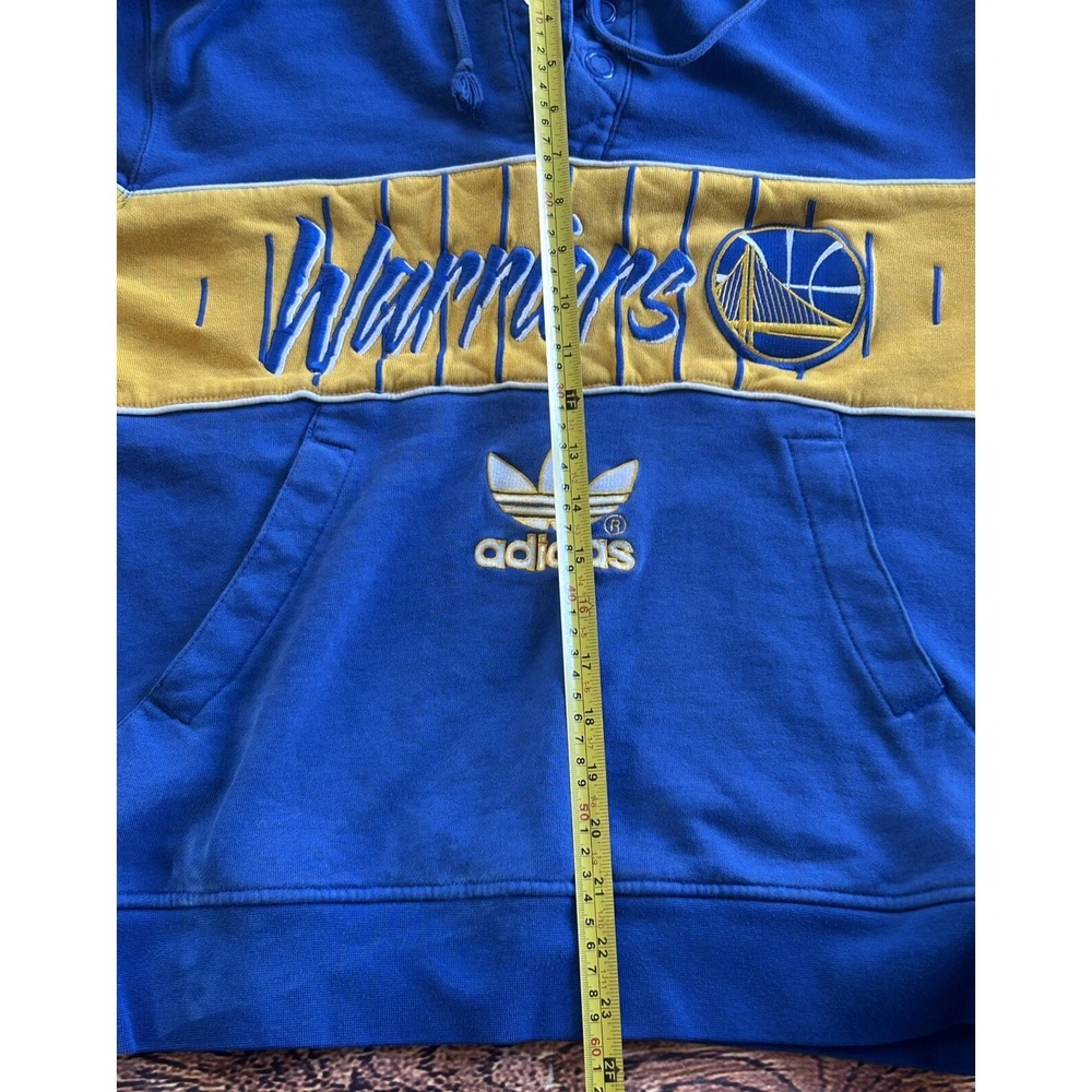 Golden State Warriors NBA Adidas Vintage Hoodie Mens Medium - Picture 8 of 9